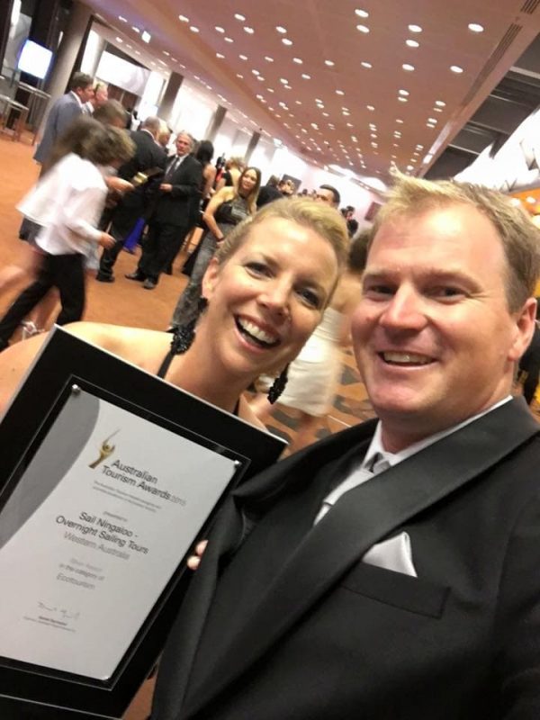 Sail Ningaloo wins Silver at the Australian Tourism Awards